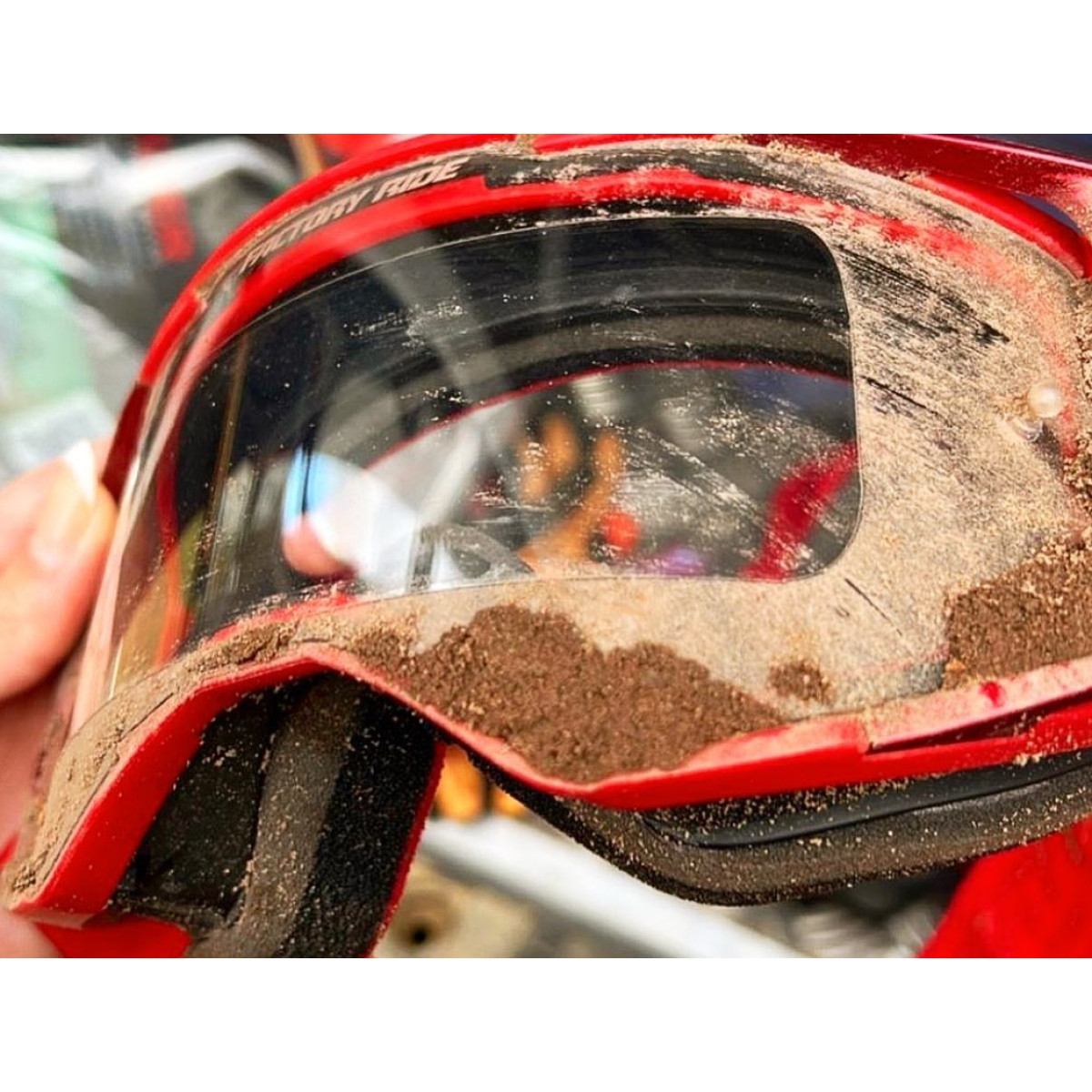 Armor vision strip voor cross bril - Afbeelding 2