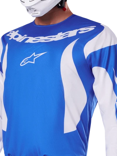 Alpinestars Fluid Hall lijn blauw/wit   shirt - Afbeelding 6