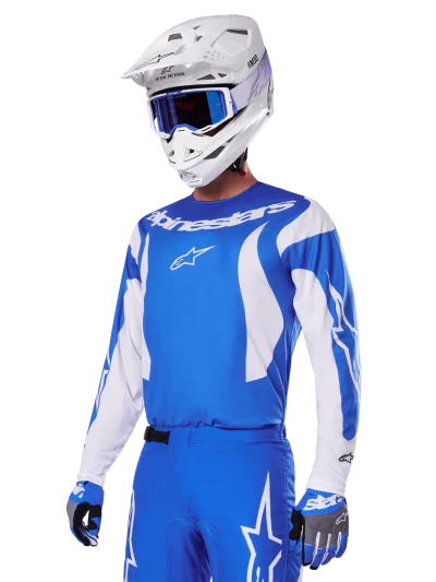 Alpinestars Fluid Hall lijn blauw/wit   shirt - Afbeelding 4