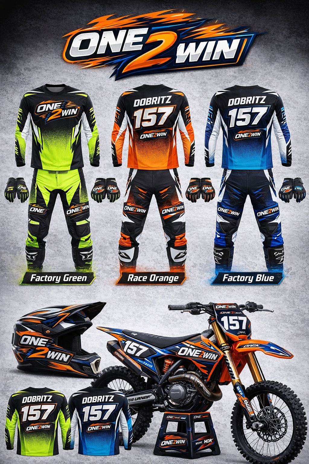 One2Win MX kleding 2026 - Afbeelding 10