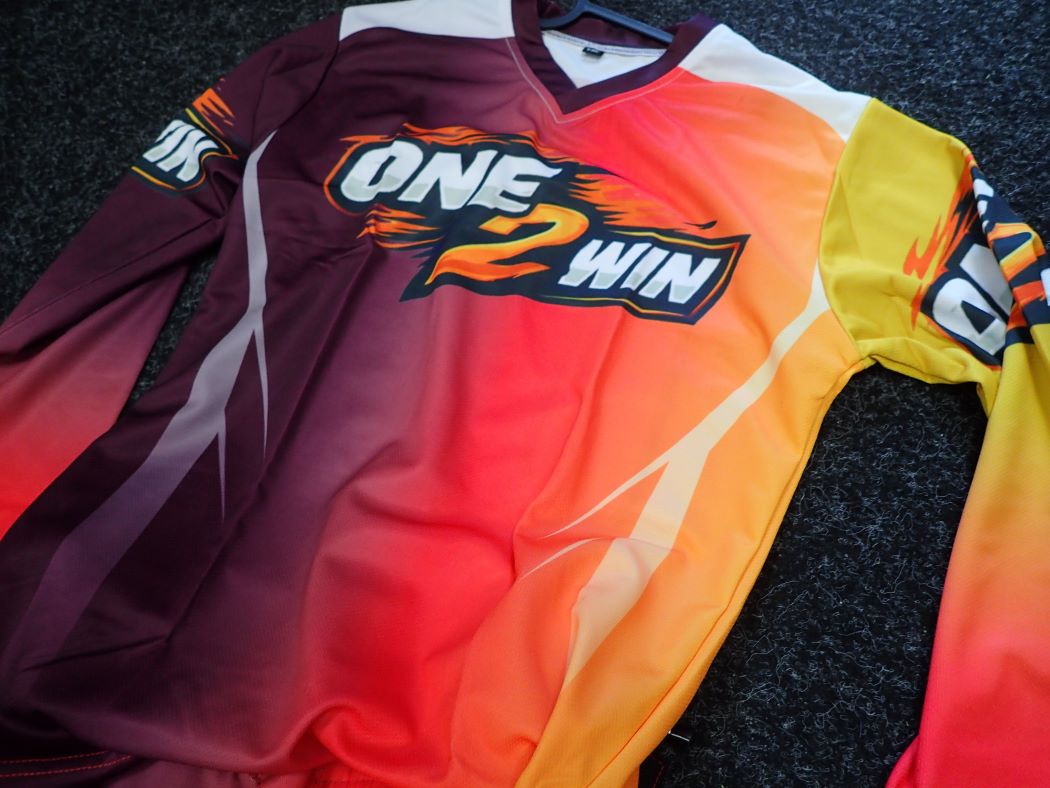 One2Win MX broek 2026 purple - geel - Afbeelding 5