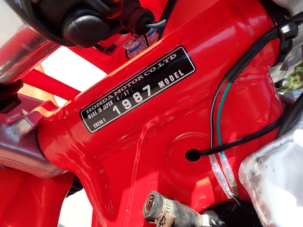 Honda CR 250 enduro 1987 ! === VERKOCHT !!! === - Afbeelding 25